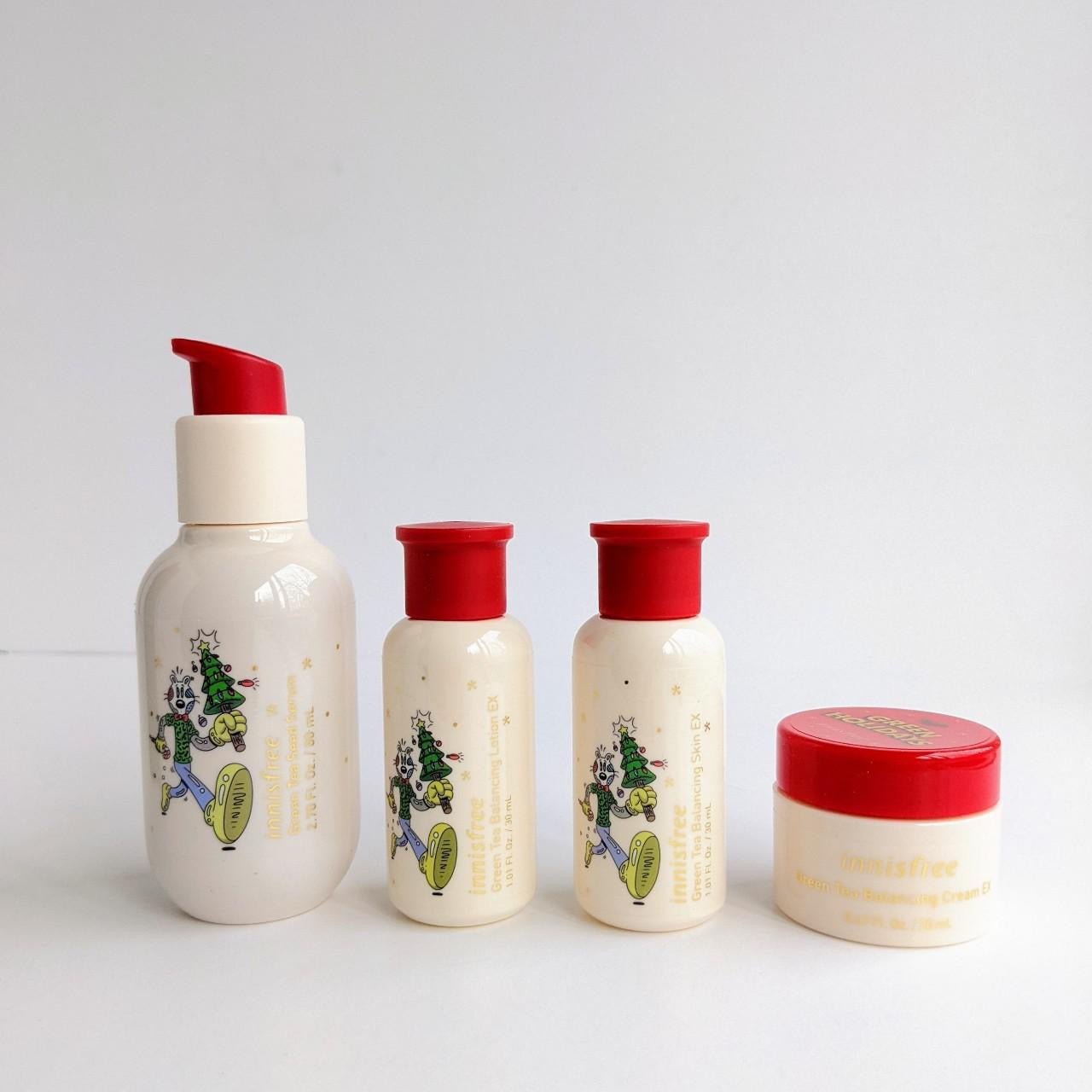 INNISFREE X Steven Harrington Green Holidays Edition 4pc