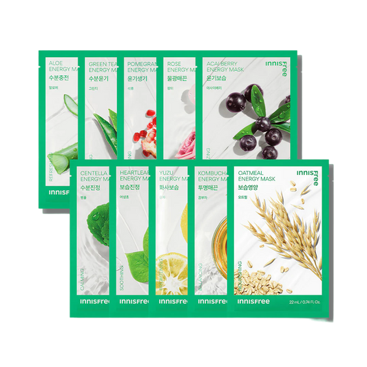 Energy Sheet Masks (10 types)