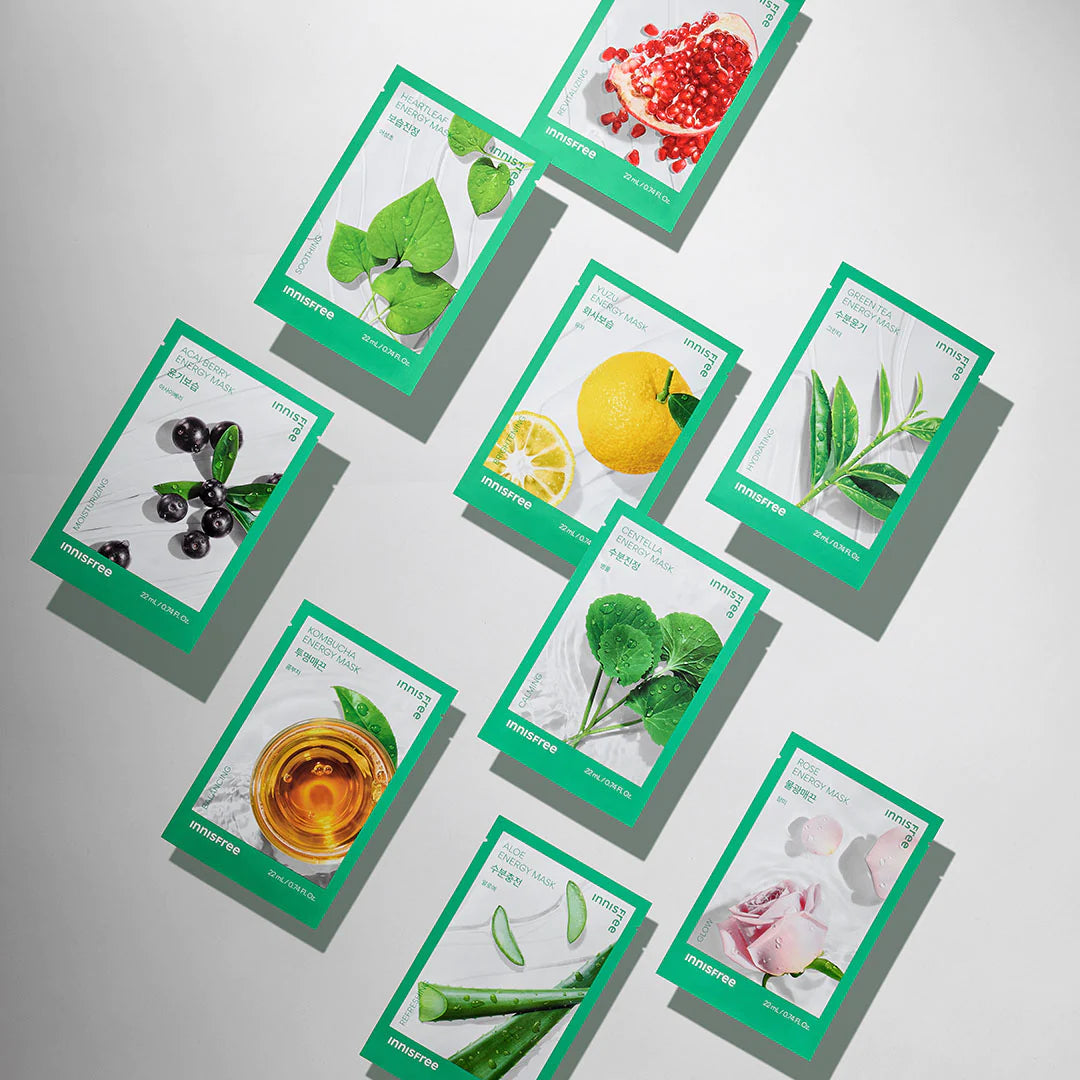 Energy Sheet Masks (10 types)