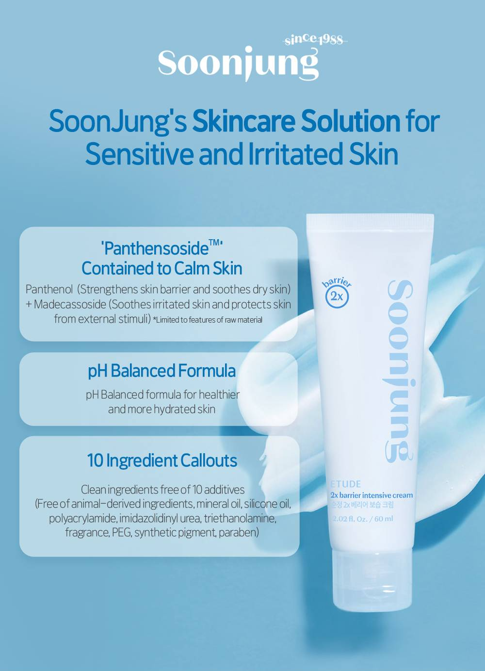 Soon Jung 2x Barrier Intensive Cream 60ml (renewal)