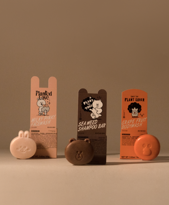 LINE FRIENDS x TOUN28 - Planted Love Grapefruit Bodywash (Sally)