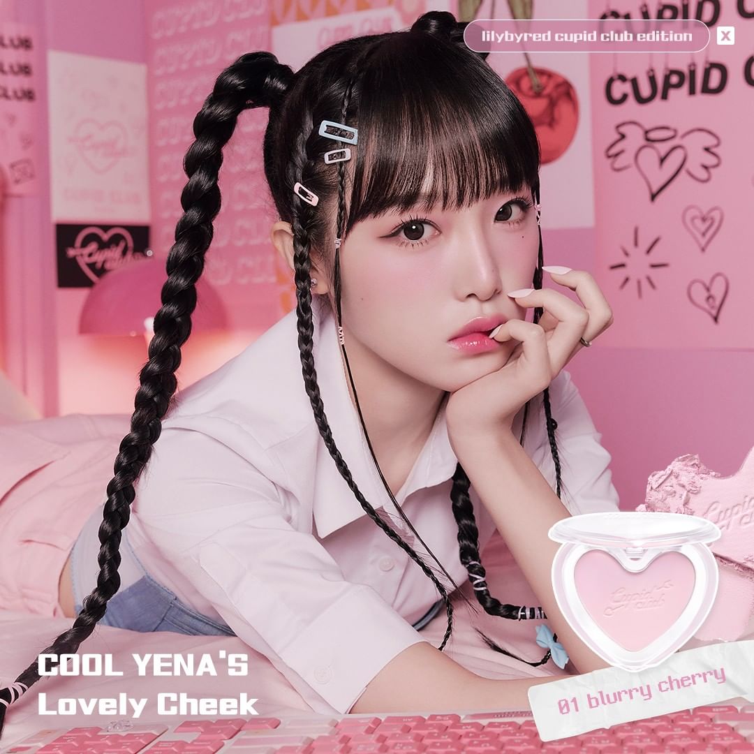 Love Beam Blur Cheek Blush + Brush Cupid Club Set 2pc