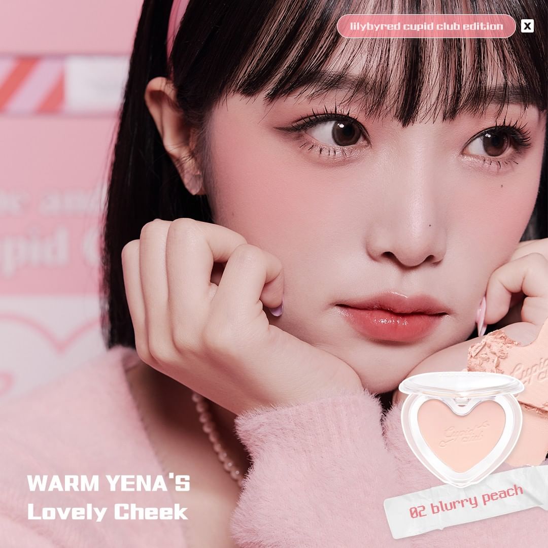 Love Beam Blur Cheek Blush + Brush Cupid Club Set 2pc