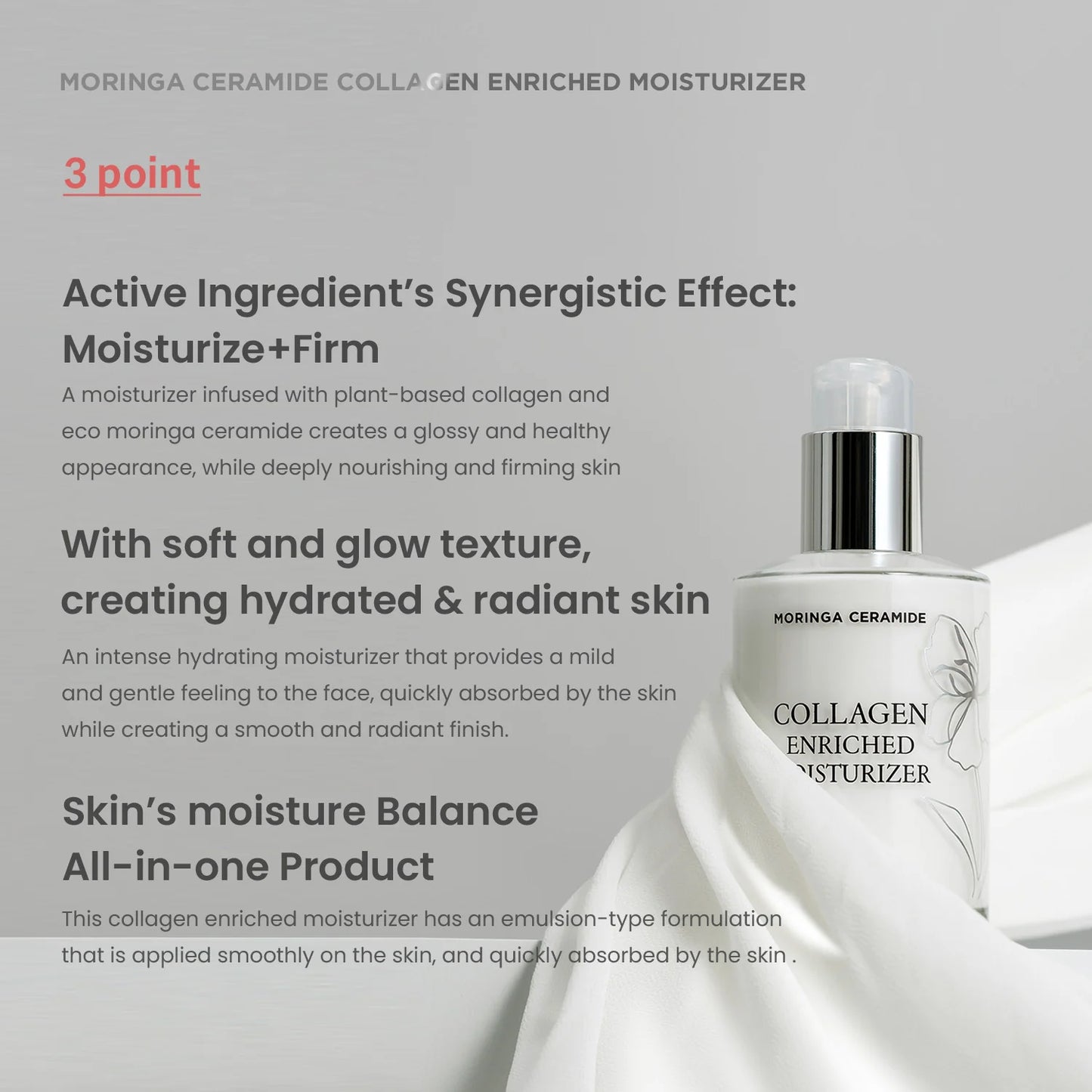 Moringa Ceramide Collagen Enriched Moisturiser
