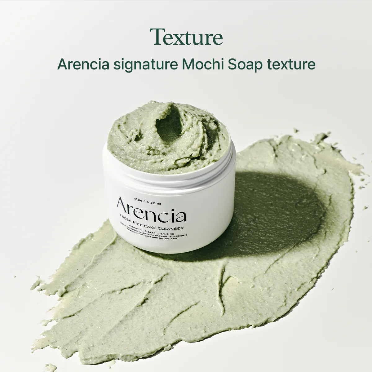 Fresh Green Rice Mochi Cleanser 120g + Rosehip Cleanser 15g Set