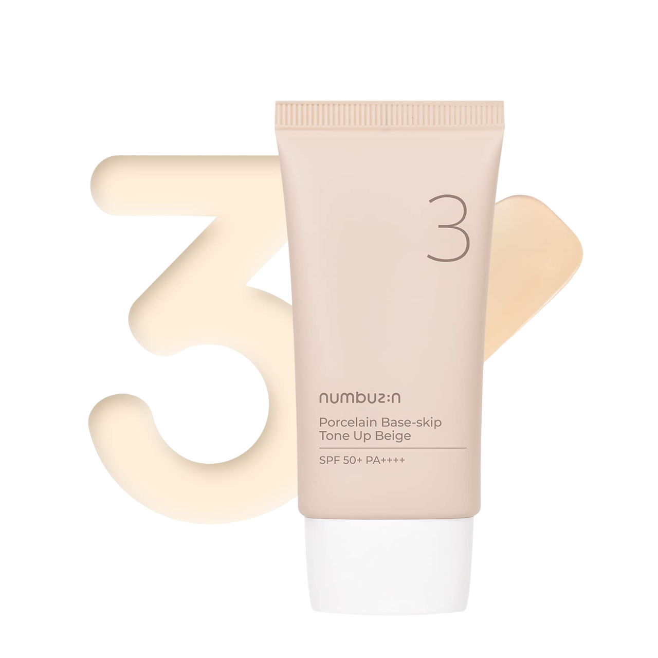 No.3 Porcelain Base-skip Tone Up Beige 50ml