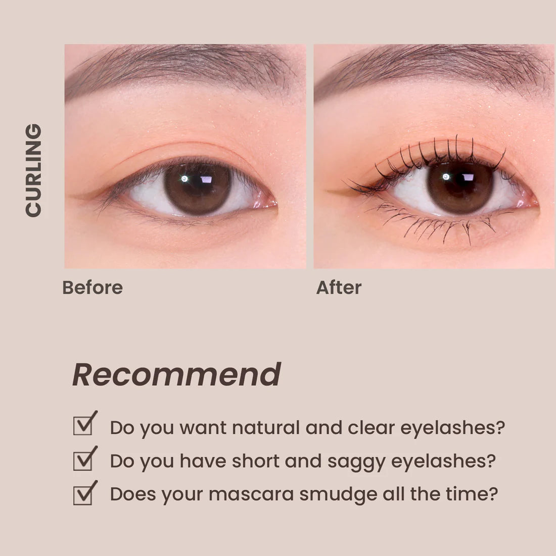 Dailism Smudge Stop Mascara 9g (2 types)
