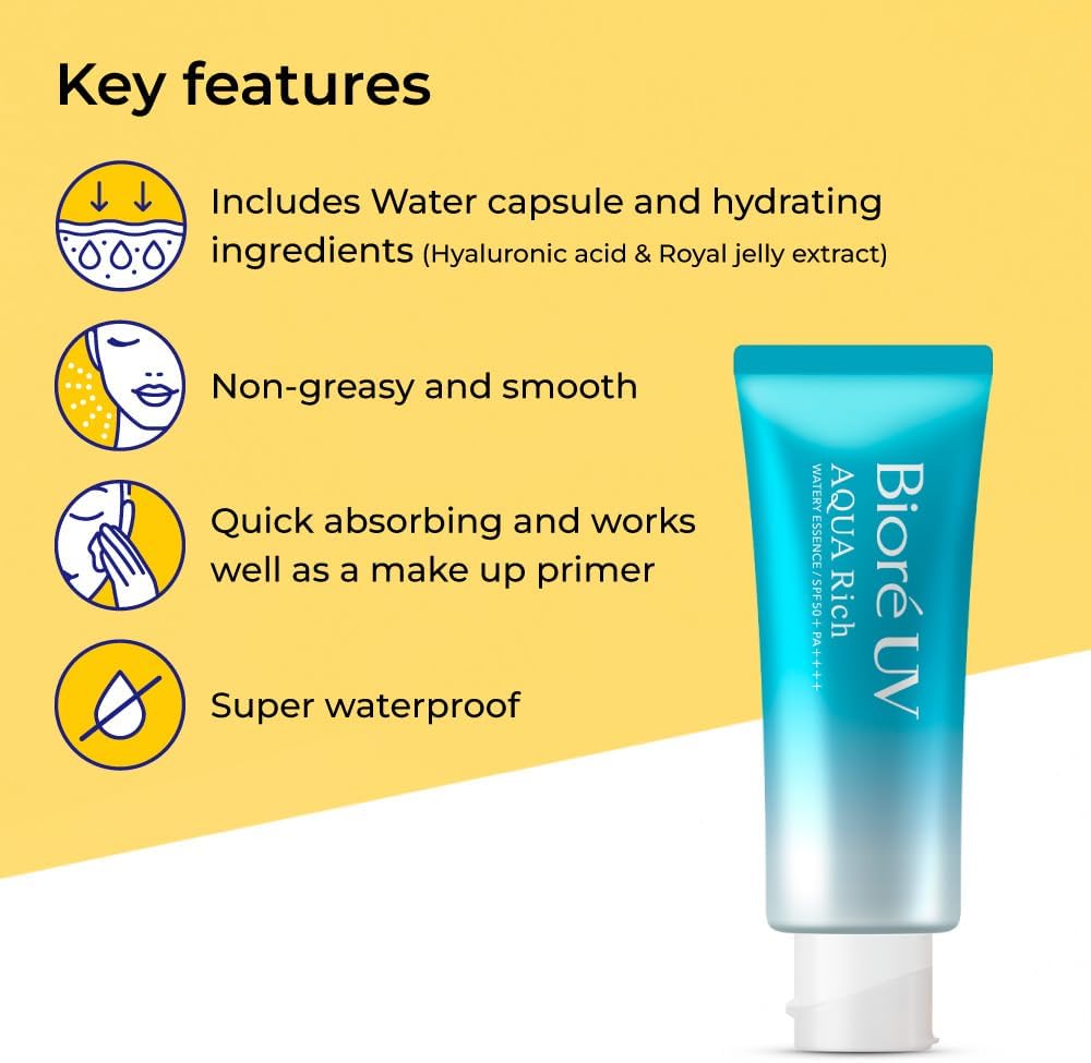 UV Aqua Rich Watery Essence SPF50+ PA++++