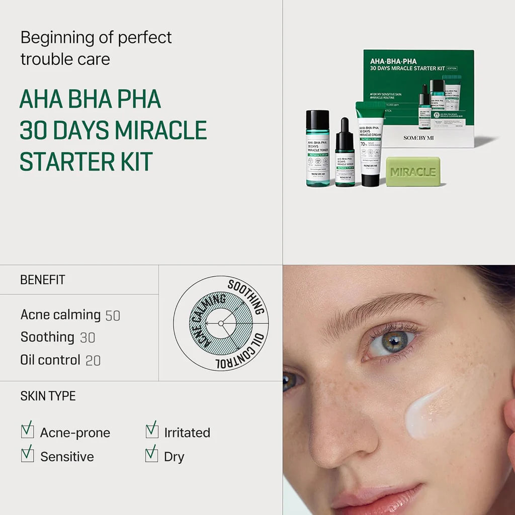 AHA BHA PHA 30 Days Miracle Starter Kit 4pc