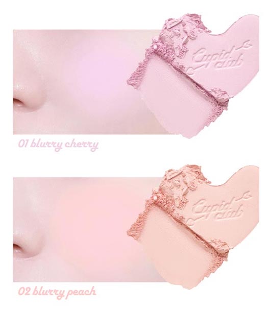 Love Beam Blur Cheek Blush + Brush Cupid Club Set 2pc