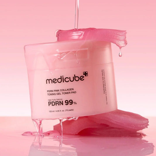 PDRN Pink Collagen Toning Gel Toner Pad