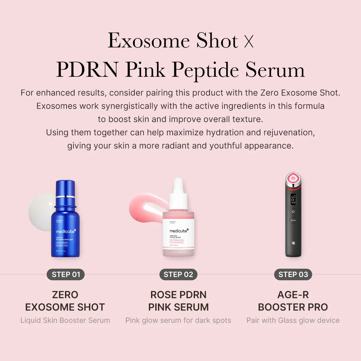 PDRN Pink Peptide Serum (30ml + 30ml)