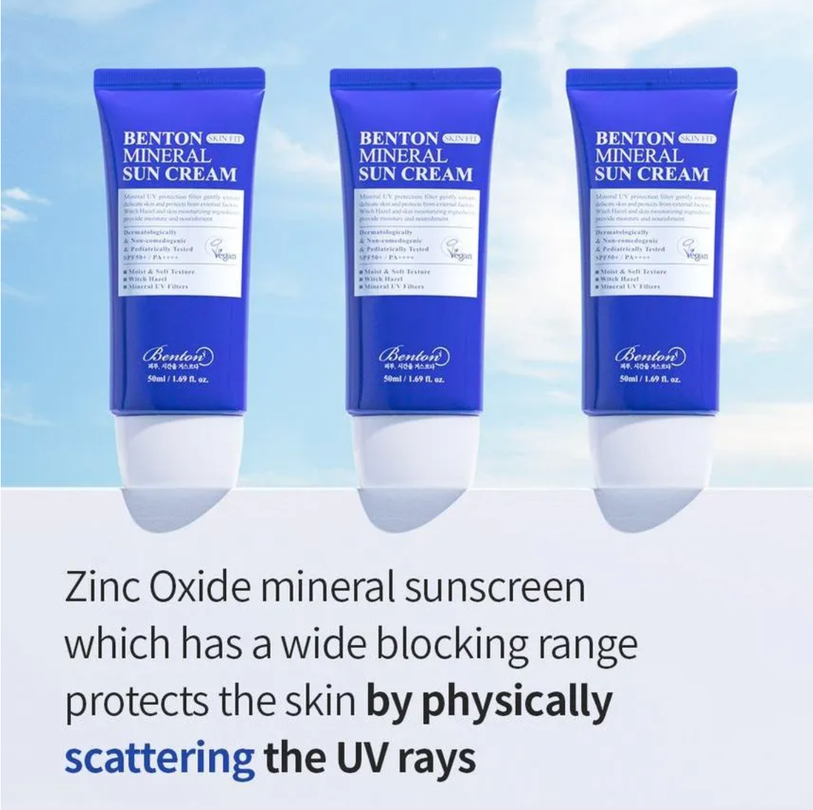 Skin Fit Mineral Sun Cream SPF50+/PA++++