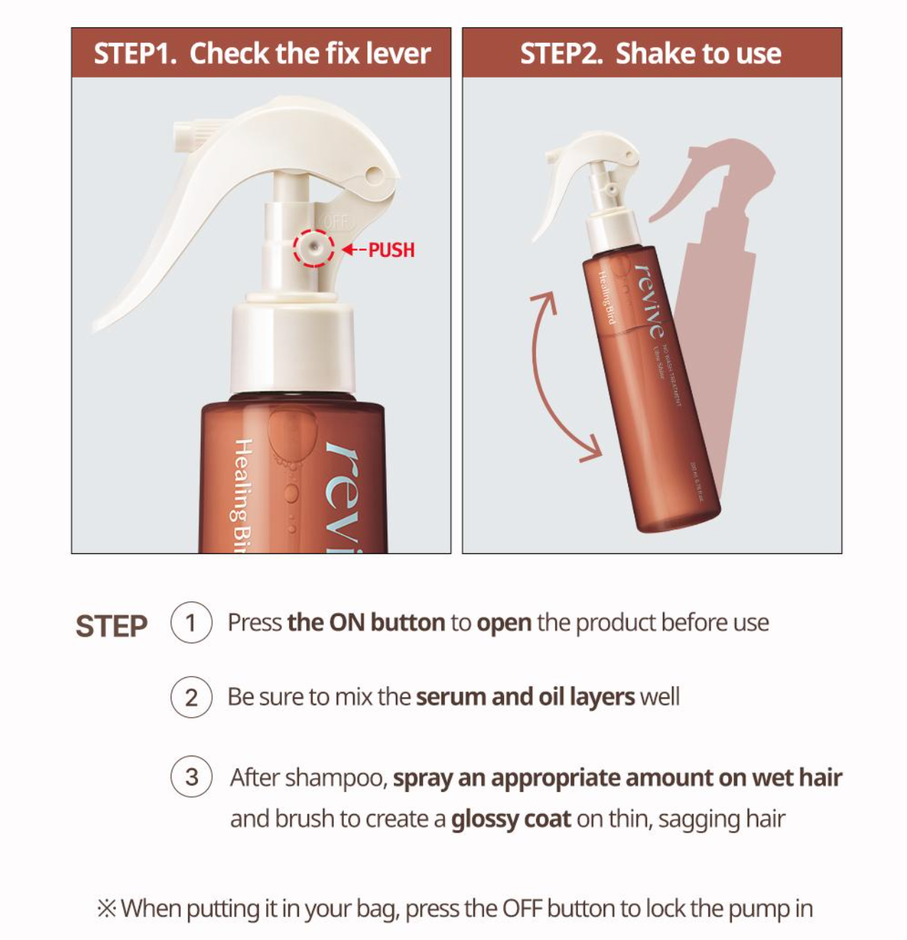 Revive No Wash Treatment Ultra Shine 200ml + Deep Moisture 32ml