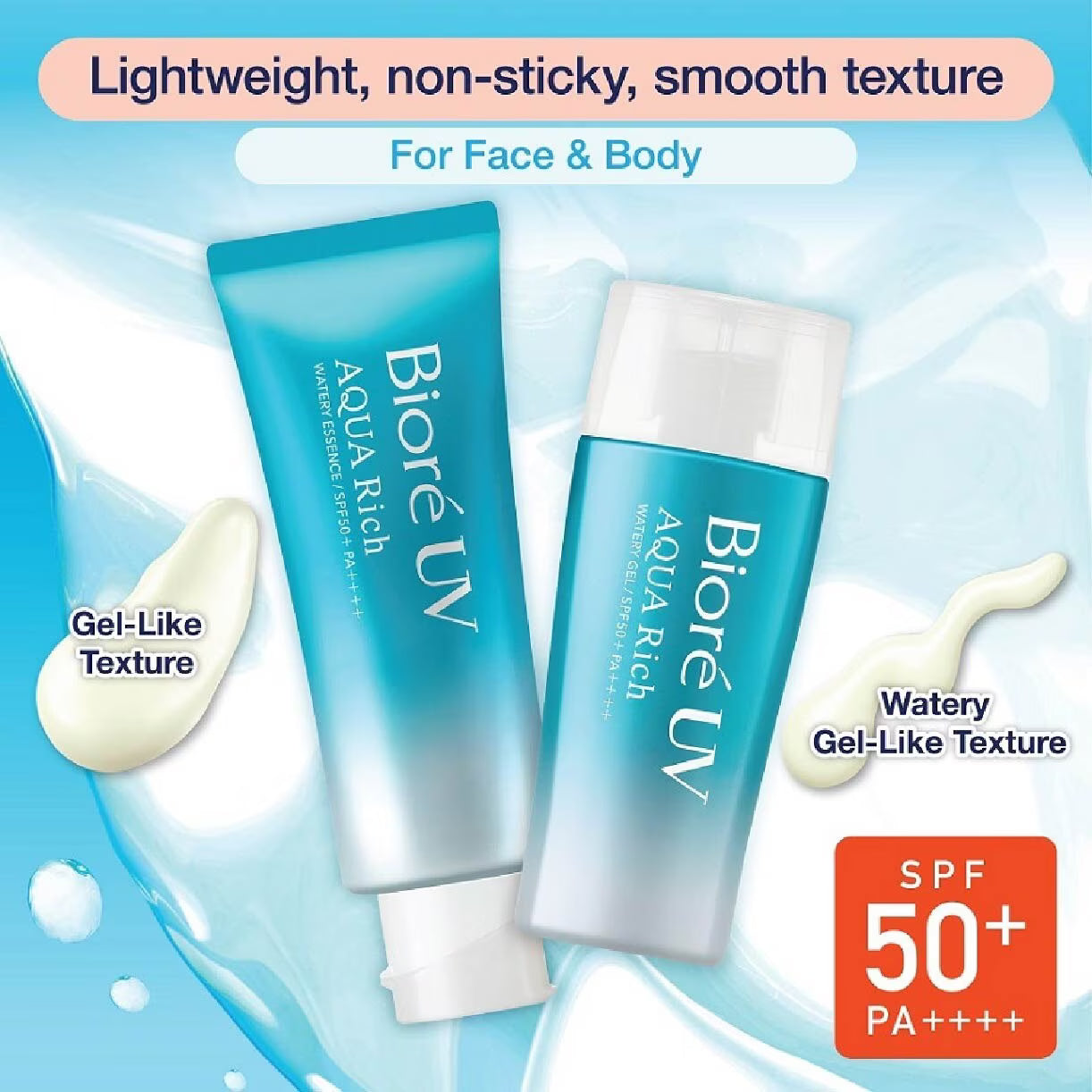 UV Aqua Rich Watery Essence SPF50+ PA++++