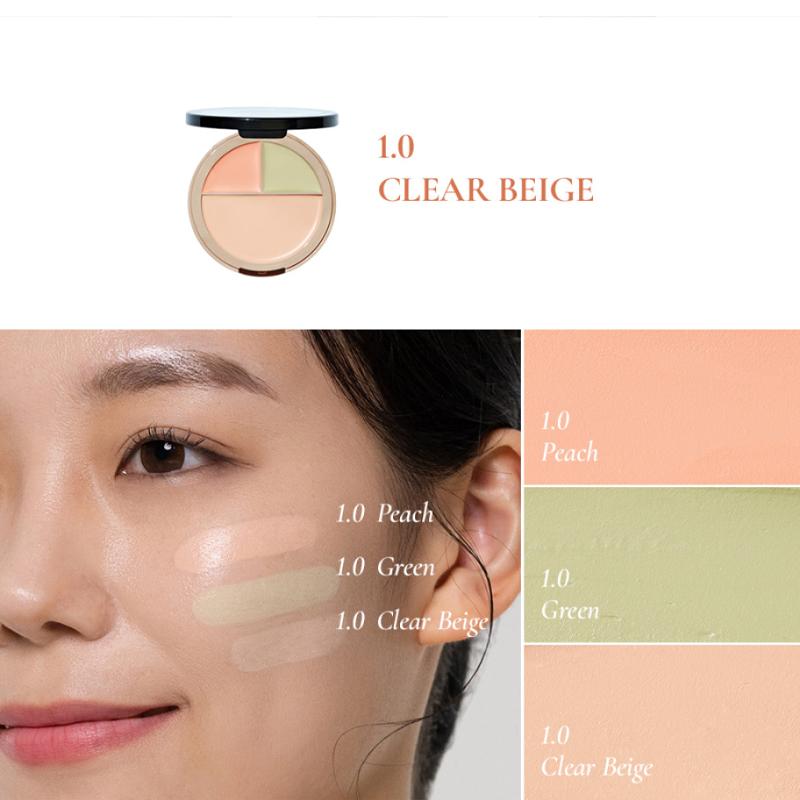 Cover Perfection Triple Foundation Balm + Brush 2pc Set