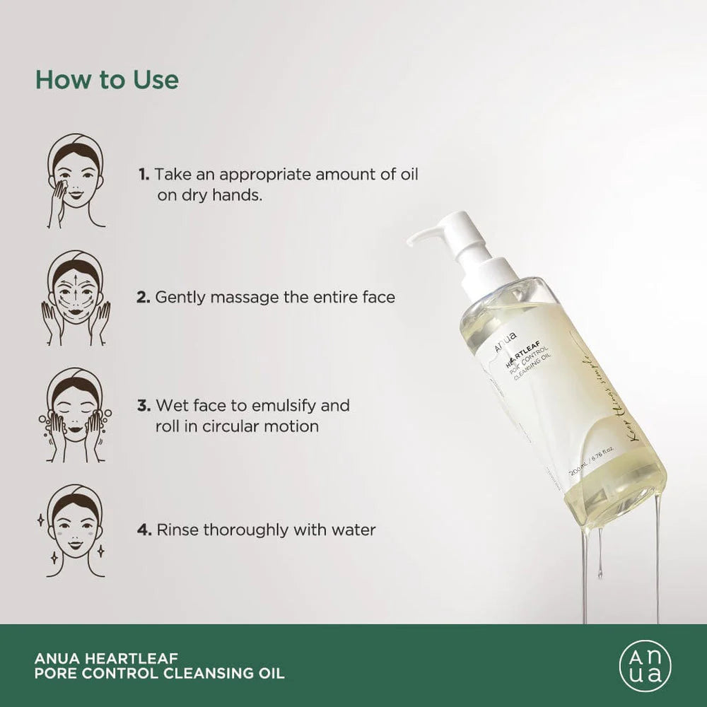Heartleaf Pore Control Cleansing Oil