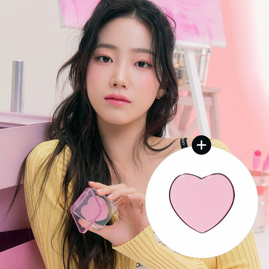 Heart Pop Blusher Special Set + FREE Heart Grip Tok (2 types)