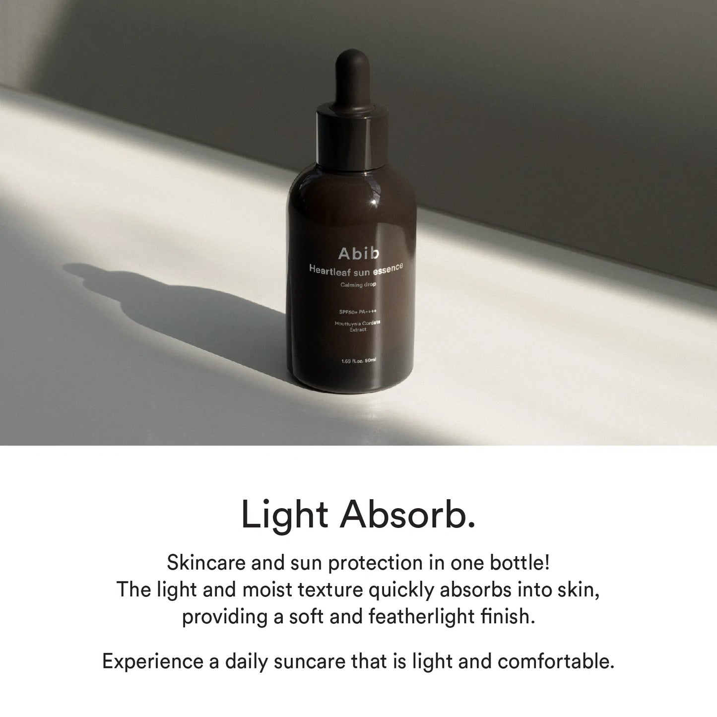Heartleaf Sun Essence Calming drop SPF 50+/PA++++ 50ml (pre-order)