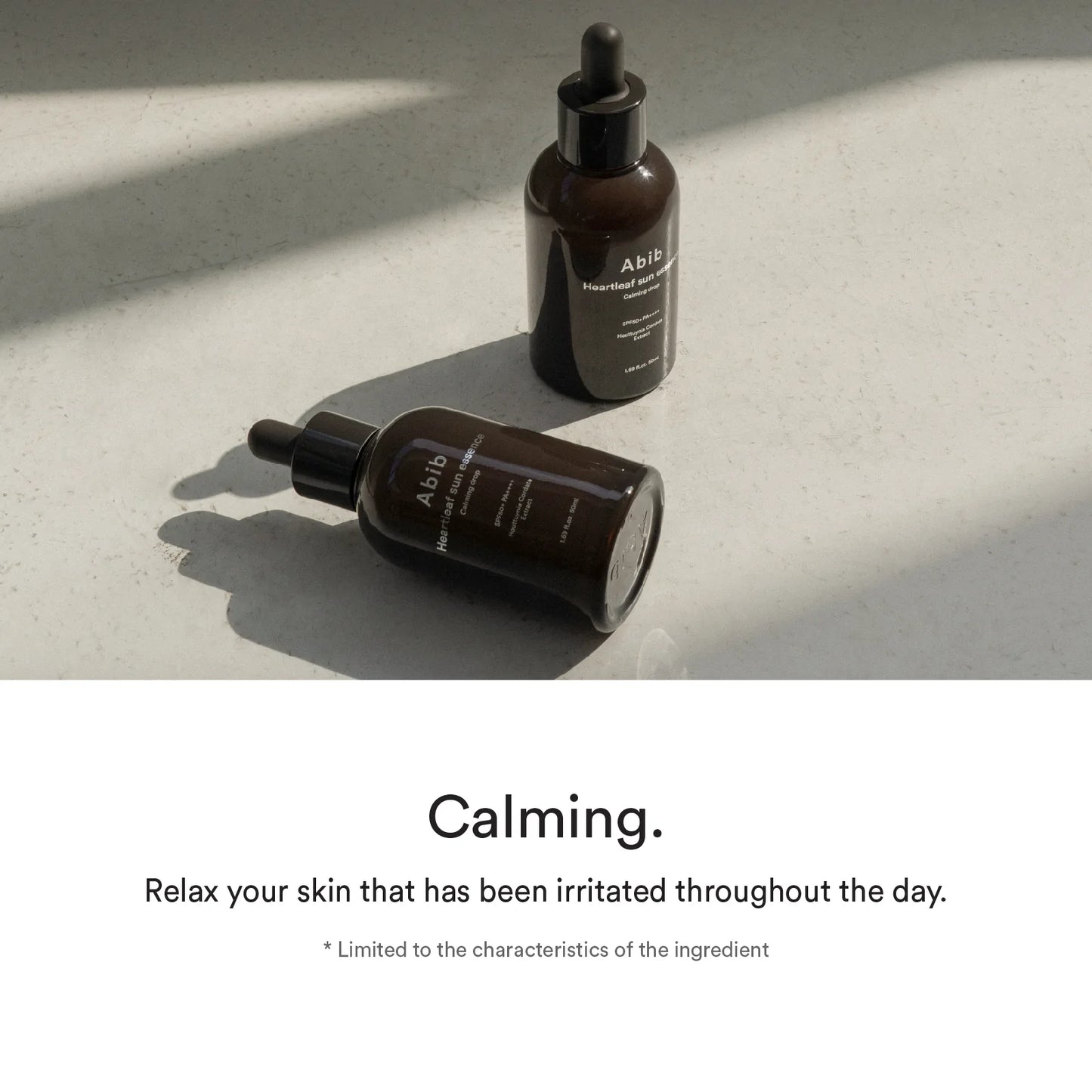 Heartleaf Sun Essence Calming drop SPF 50+/PA++++ 50ml (pre-order)