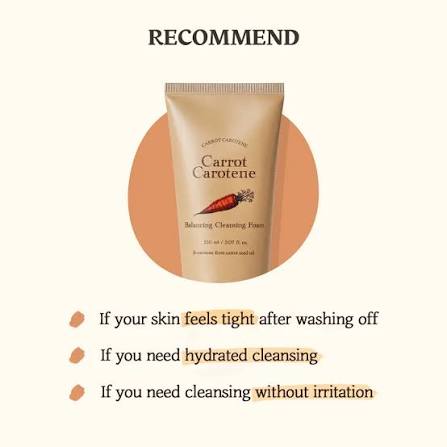 Carrot Carotene Balancing Cleansing Foam Mini