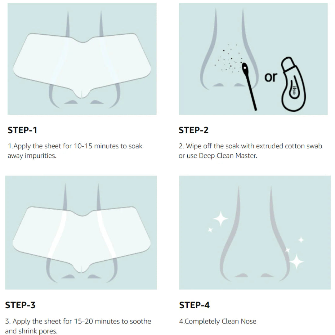 Natural Mild Clear Nose Pack + Deep Clean Master Set