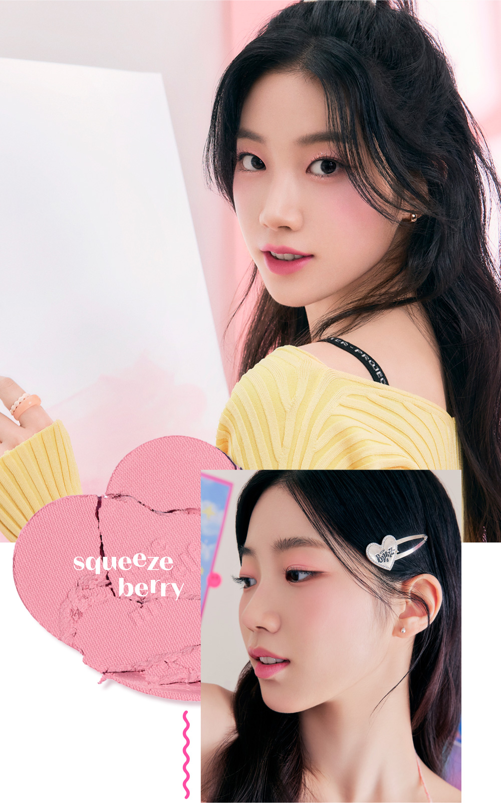 Heart Pop Blusher Special Set + FREE Heart Grip Tok (2 types)