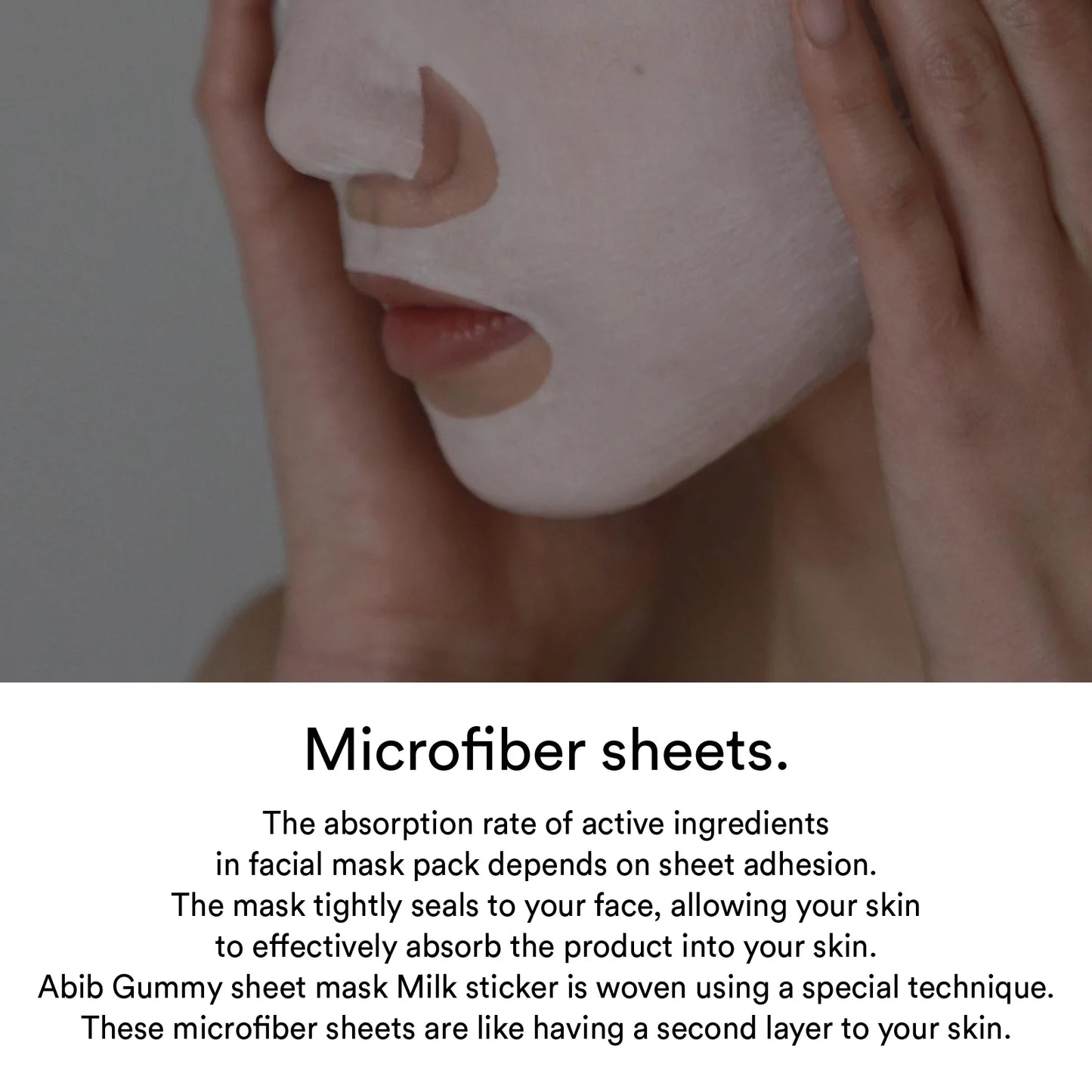 Gummy sheet mask Heartleaf sticker 1pc