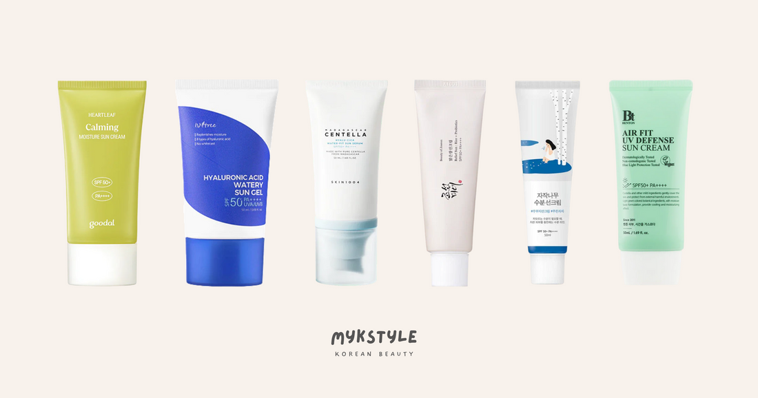 top 5 korean sunscreens for summer 2025
