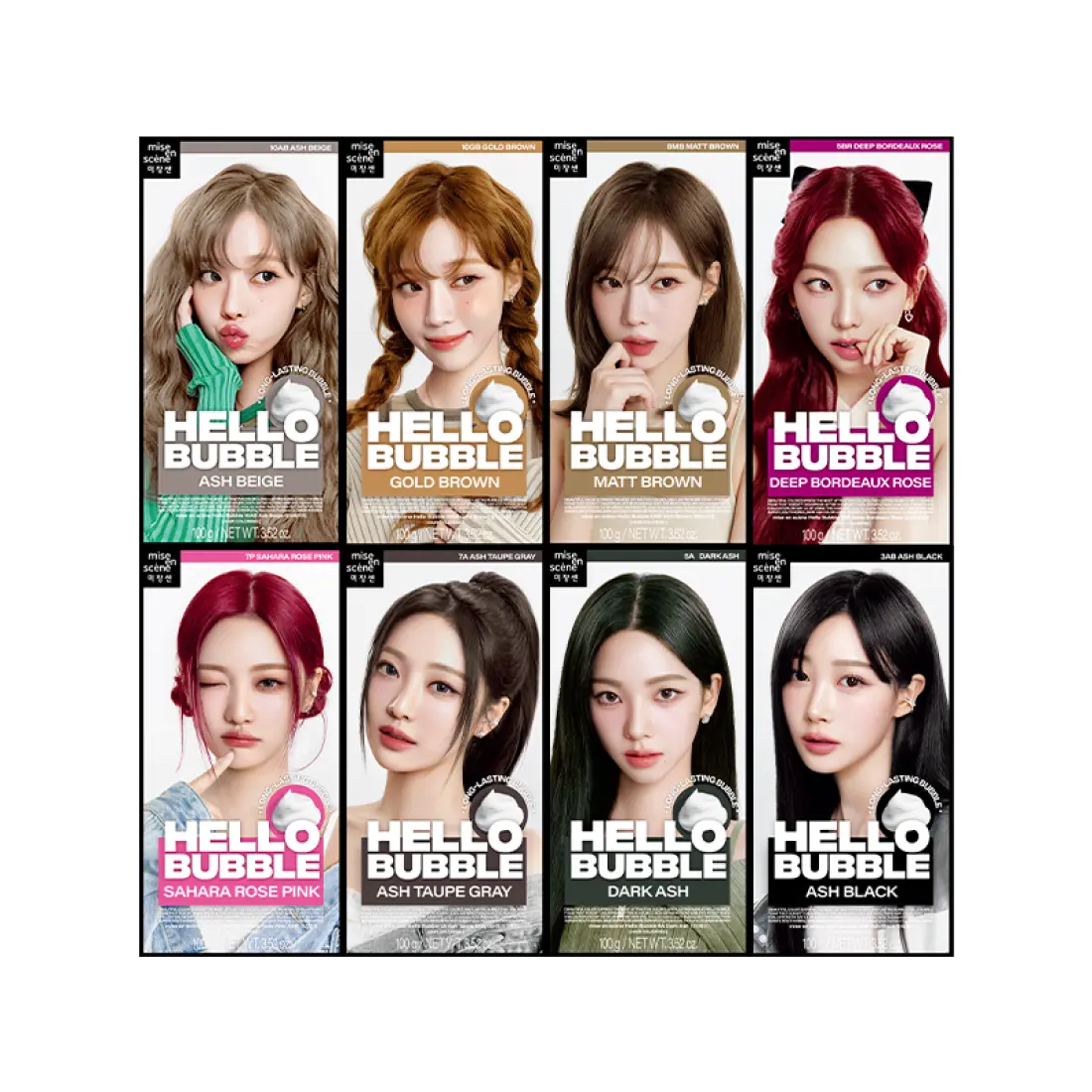 Mise en Scene AESPA Hello Bubble Hair Dye (19 shades)