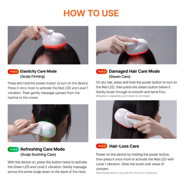 Grow:Turn Brush Steam Booster