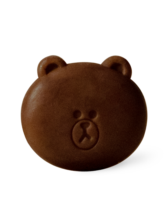 LINE FRIENDS x TOUN28 - Planted Love Seaweed Shampoo Bar (Brown)