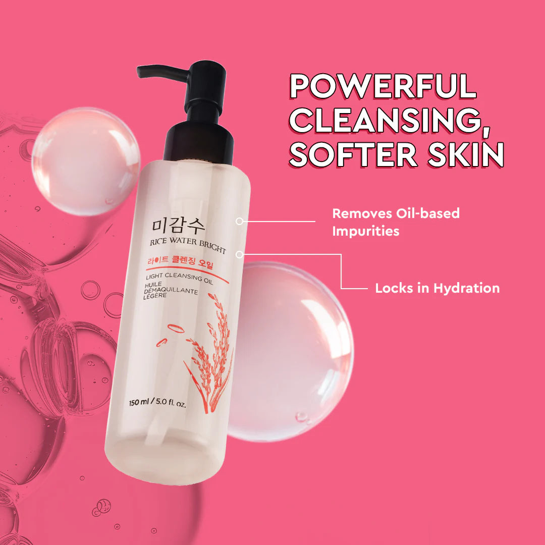 Rice Water Bright Light Facial Cleansing Oil