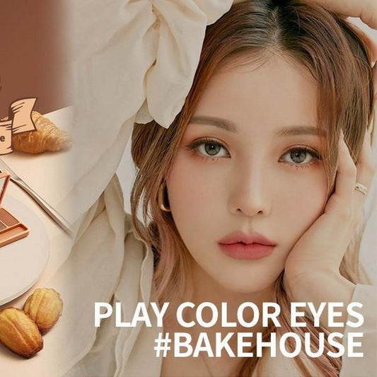 Play Colour Eyes Eyeshadow Palette - BAKE HOUSE - 0.8g x 10 🥐