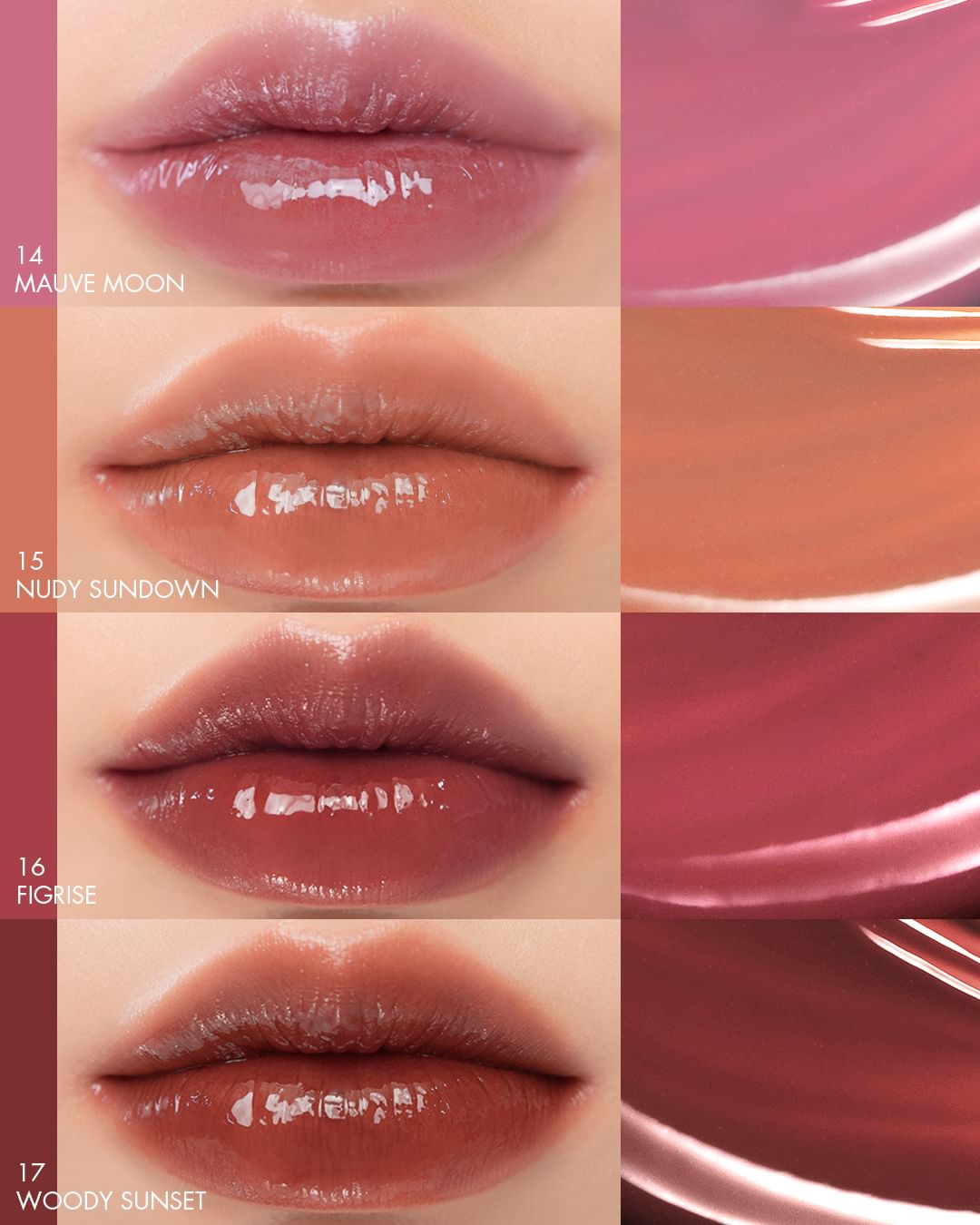 ROM&ND Glasting Water Tint - Sunset Edition *2023 NEW* (4 shades) | MYKSTYLE UK – mykstyle
