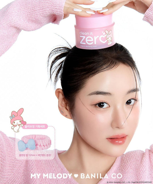 [BANILA CO X SANRIO] Melody Clean It Zero Original Cleansing Balm 125ml + Headband set