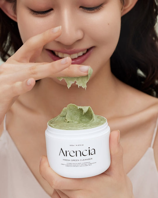 Fresh Green Rice Mochi Cleanser 120g + Rosehip Cleanser 15g Set
