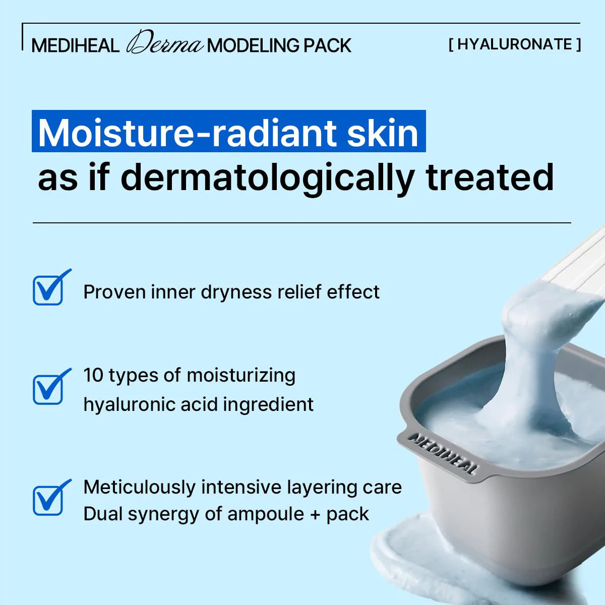 Derma Modeling Pack Special Set - Hyaluronate Moisture