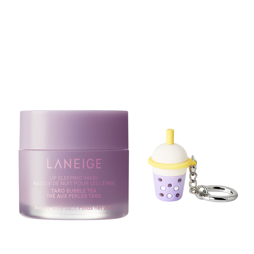 Lip Sleeping Mask - Taro Bubble Tea + keychain