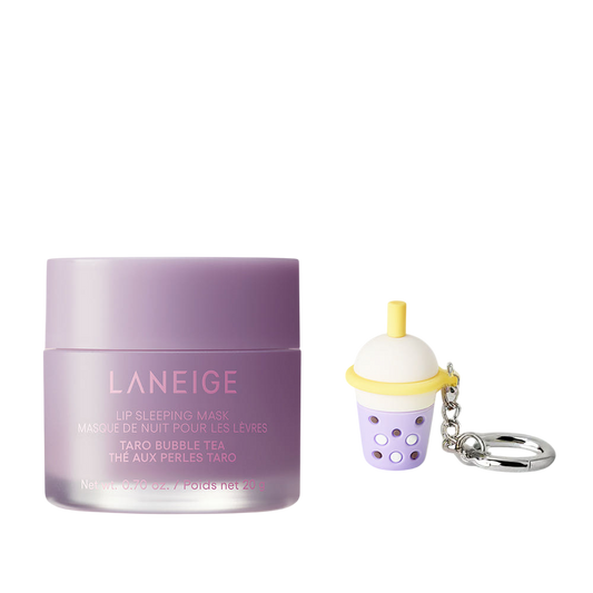 Lip Sleeping Mask - Taro Bubble Tea + keychain