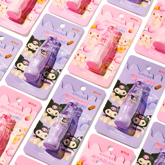[My Melody & Kuromi Edition] Sparkle Soda Lip Balm (2 shades)