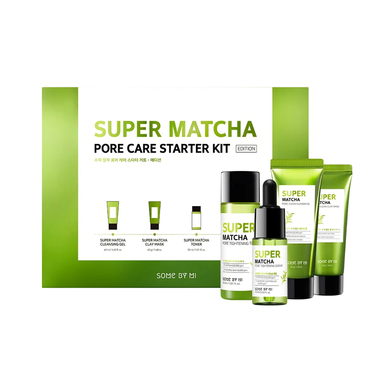 Super Matcha Pore Care Starter Kit 4pc