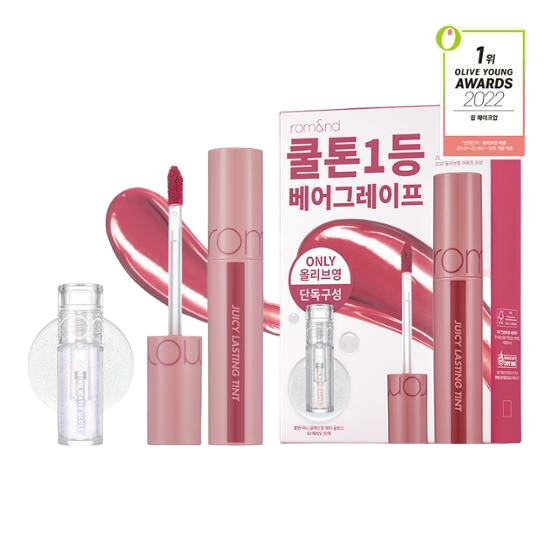 Juicy Lasting Tint Bare Grape Special Set 2pc (Tint + Lip Gloss)