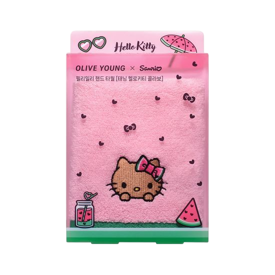 [Sanrio x Fillimilli] Tanning Hello Kitty Hand Towel