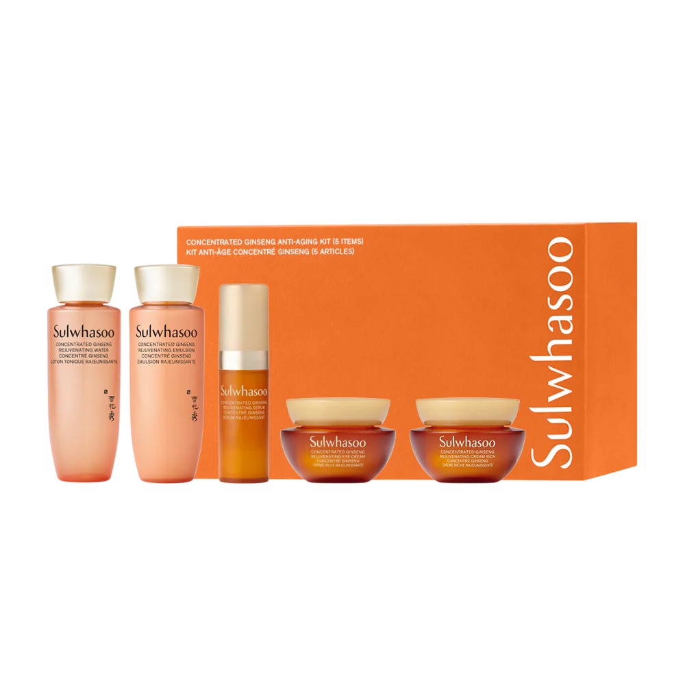 Concentrated Ginseng Anti-Ageing Travel Kit (5 Items)