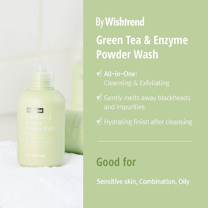 Green Tea & Enzyme Powder Wash