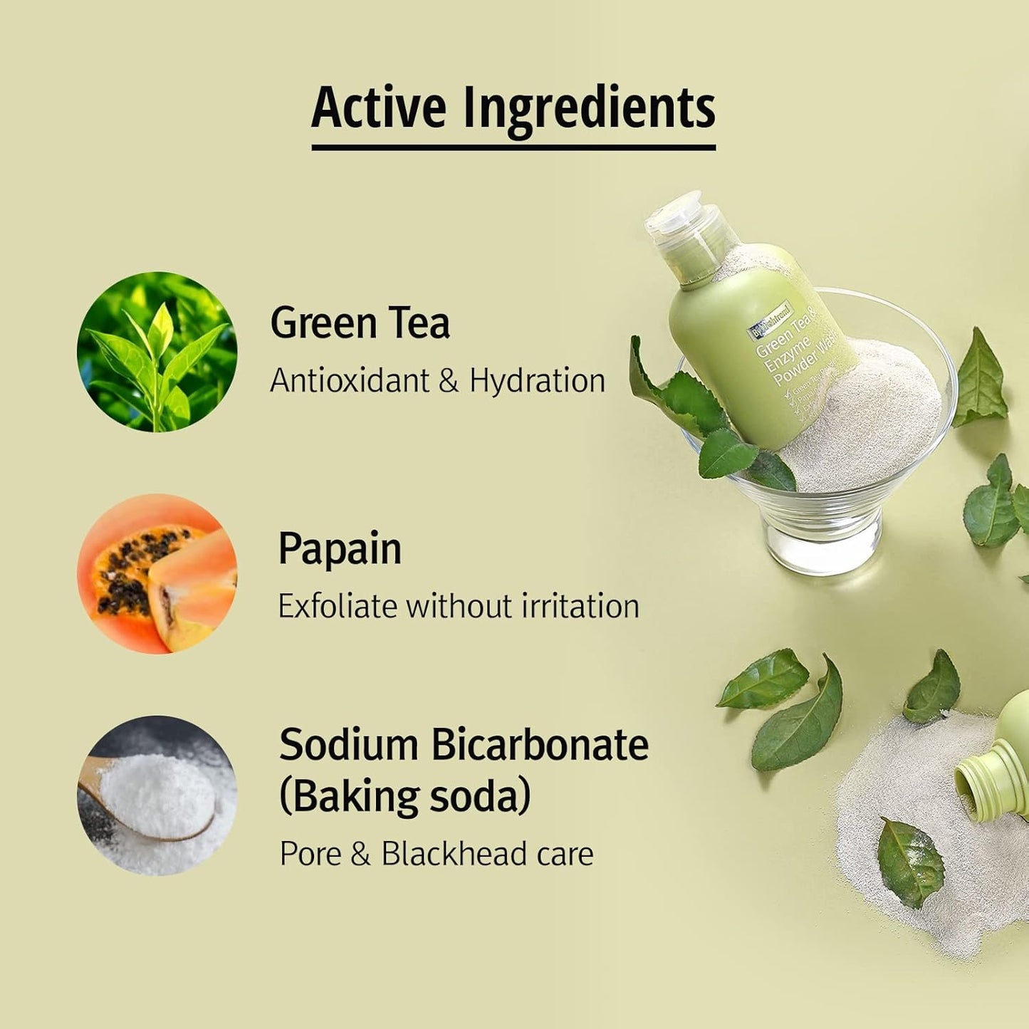 Green Tea & Enzyme Powder Wash