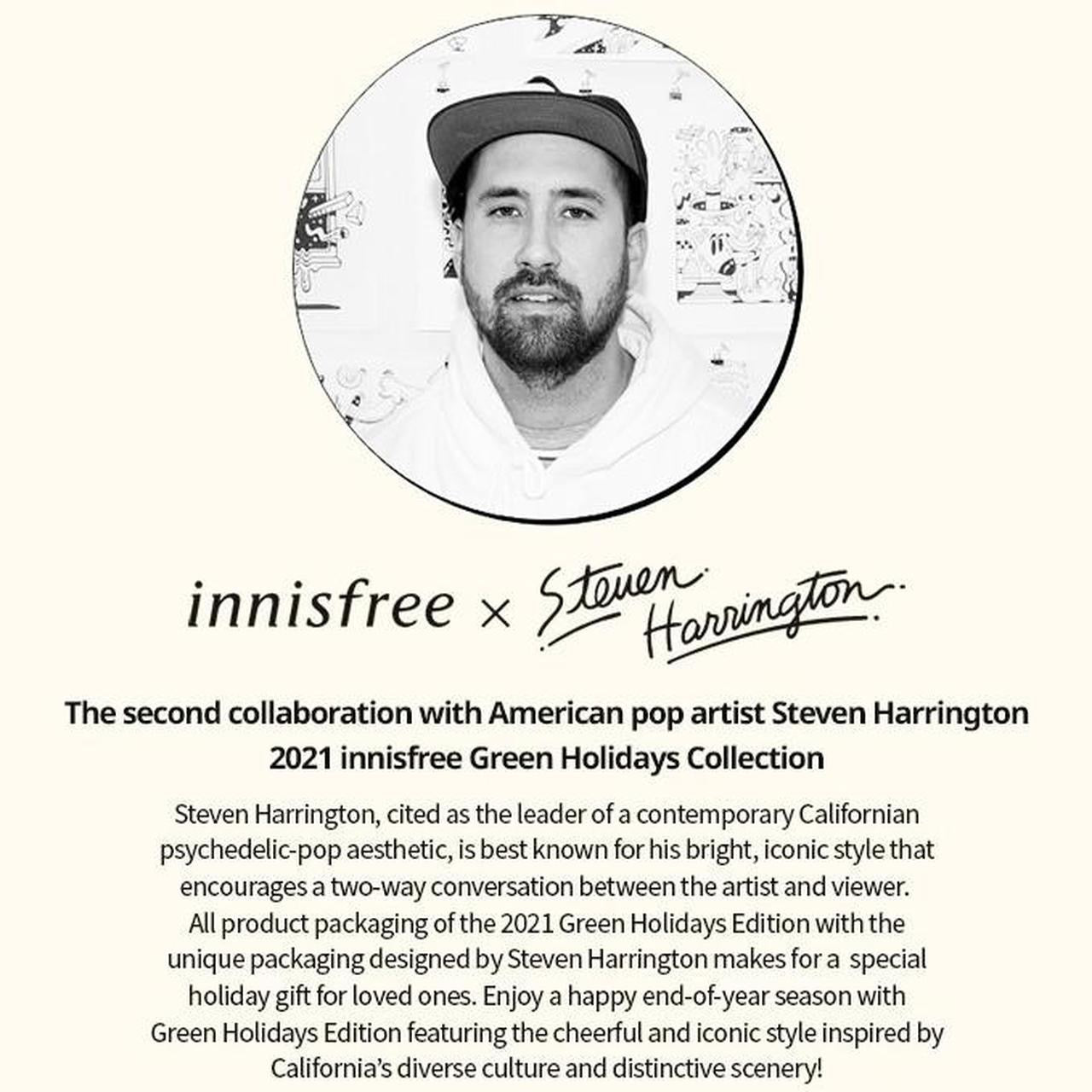 INNISFREE X Steven Harrington Green Holidays Edition 4pc