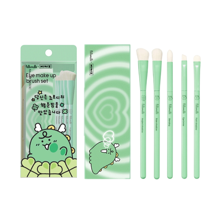 [Fillimilli x NINIZ Lucky Beam] Eye Makeup Brush Set 5pc