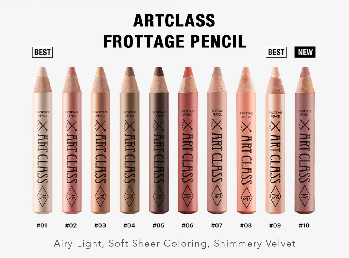 Frottage Aegyo-sal Pencil (13 shades)